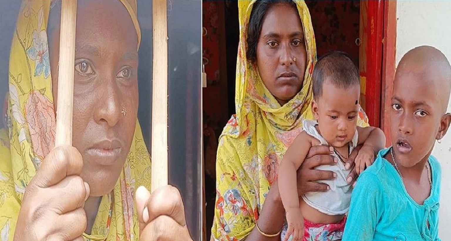 বোনের মেয়ে নিয়ে উধাও স্বামী, প্রতিবন্ধী সন্তান নিয়ে মানবেতর অবস্থায় রাবেয়া