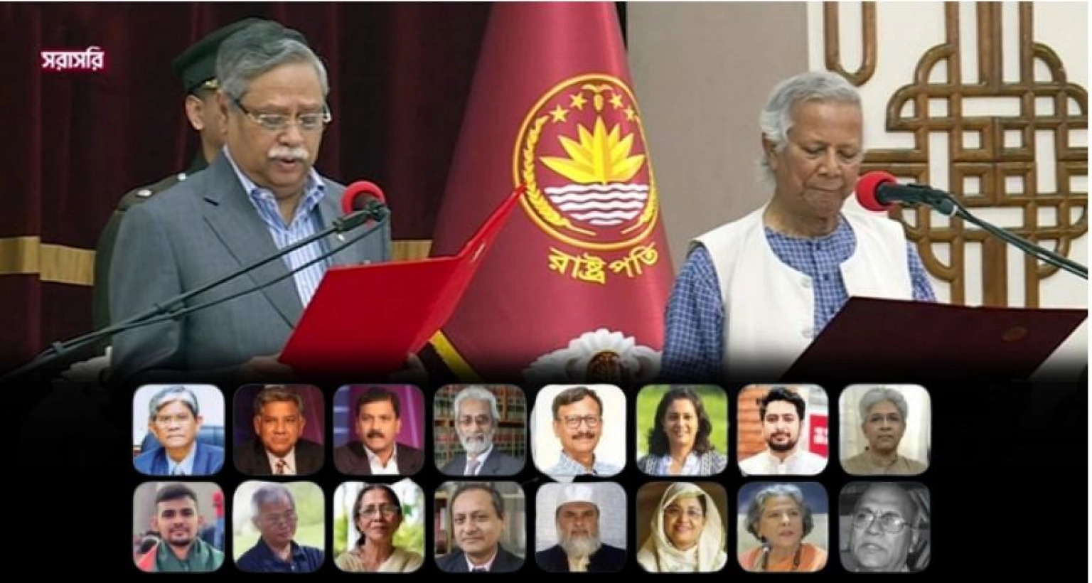 জেনে নিন কার কী পরিচয় এবারের অন্তর্বর্তী সরকারের
