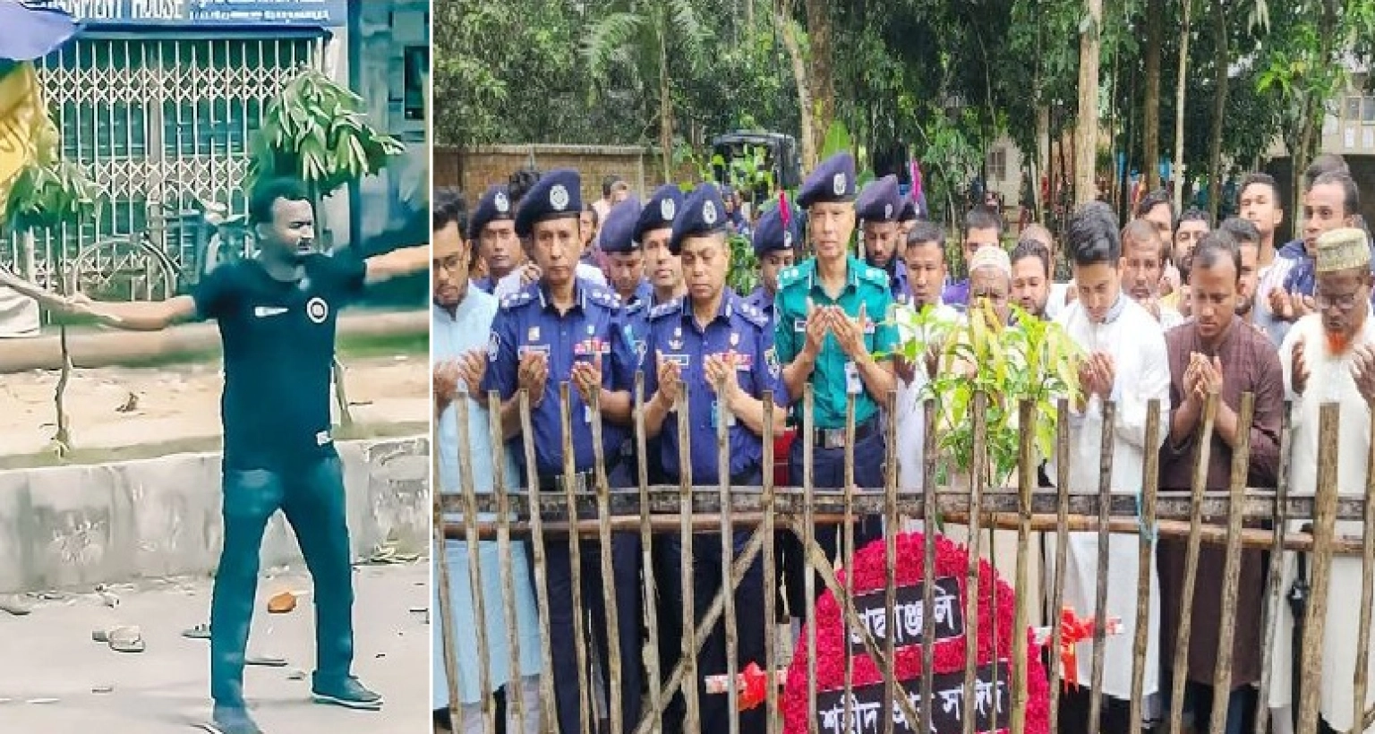 আবু সাঈদের কবরে আইজিপির শ্রদ্ধা নিবেদন, যে দাবি জানাল ভাই রমজান আলী