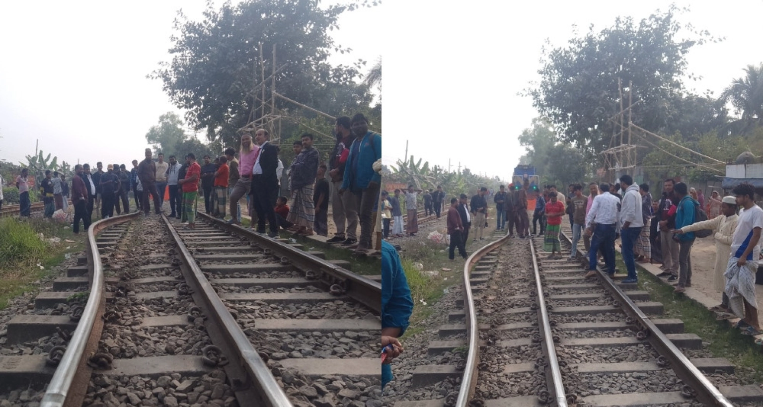 হঠাৎ বেঁকে গেছে রেললাইন, অল্পের জন্য রক্ষা পেল ১২০০ যাত্রী