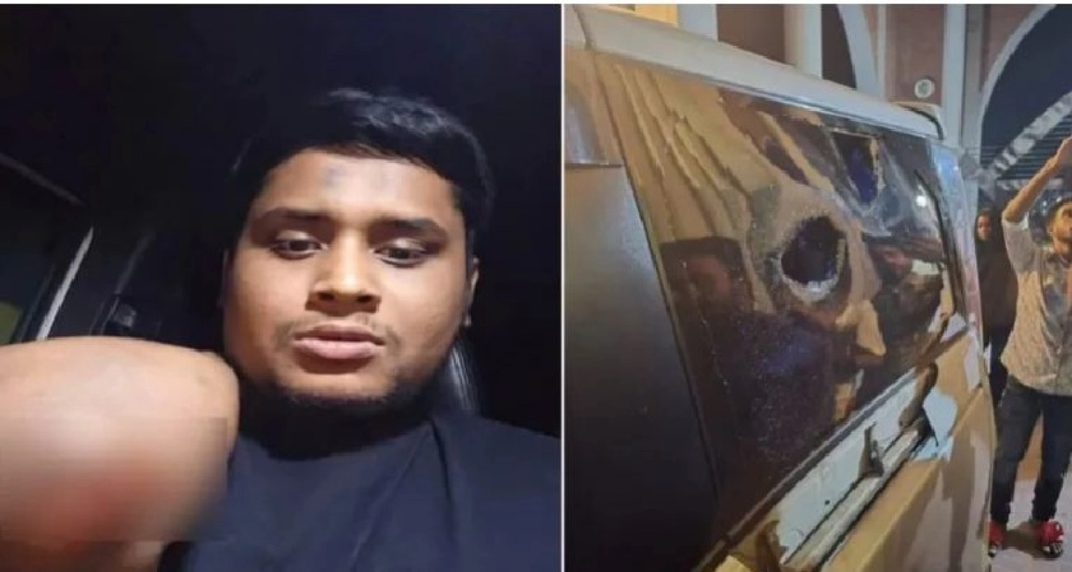 পুলিশ হাসনাত আবদুল্লাহর অবস্থান শনাক্ত করে তাঁর নিরাপত্তায় এগিয়ে আসে