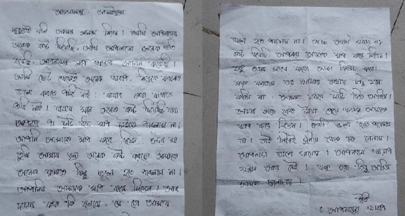 'বন্ধু, তোরা আমার কথায় কিছু মনে করিস না, আমার কবরে মাটি দিতে আসিস'