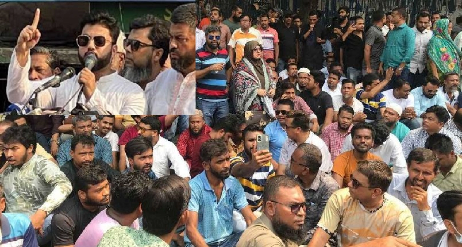মেয়র হিসেবে ইশরাককে শপথ পড়ানোর দাবিতে টানা চতুর্থ দিনের মতো বিক্ষোভ