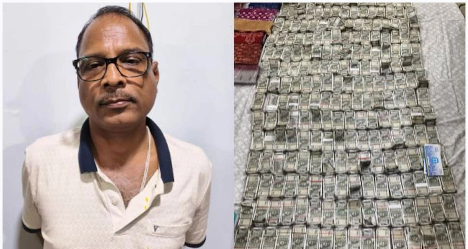 ধরা পড়ার ভয়ে জানালা দিয়ে বান্ডিল বান্ডিল অর্থ ফেলে দিলেন সরকারি কর্মচারী
