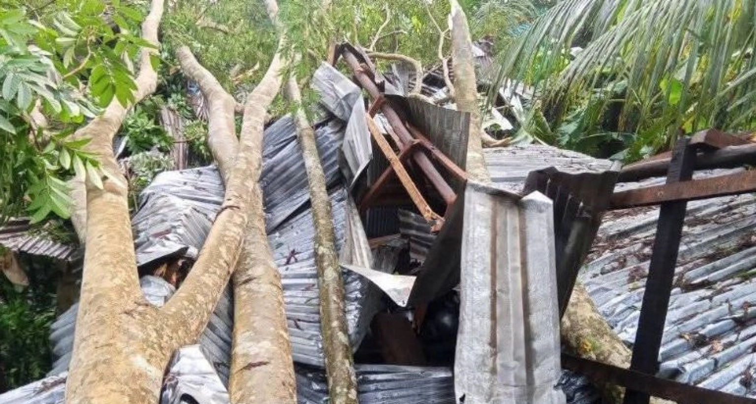 হঠাৎ শক্তিশালী ঝড়ে গোটা উপজেলার বিদ্যুৎ সরবরাহ বন্ধ 