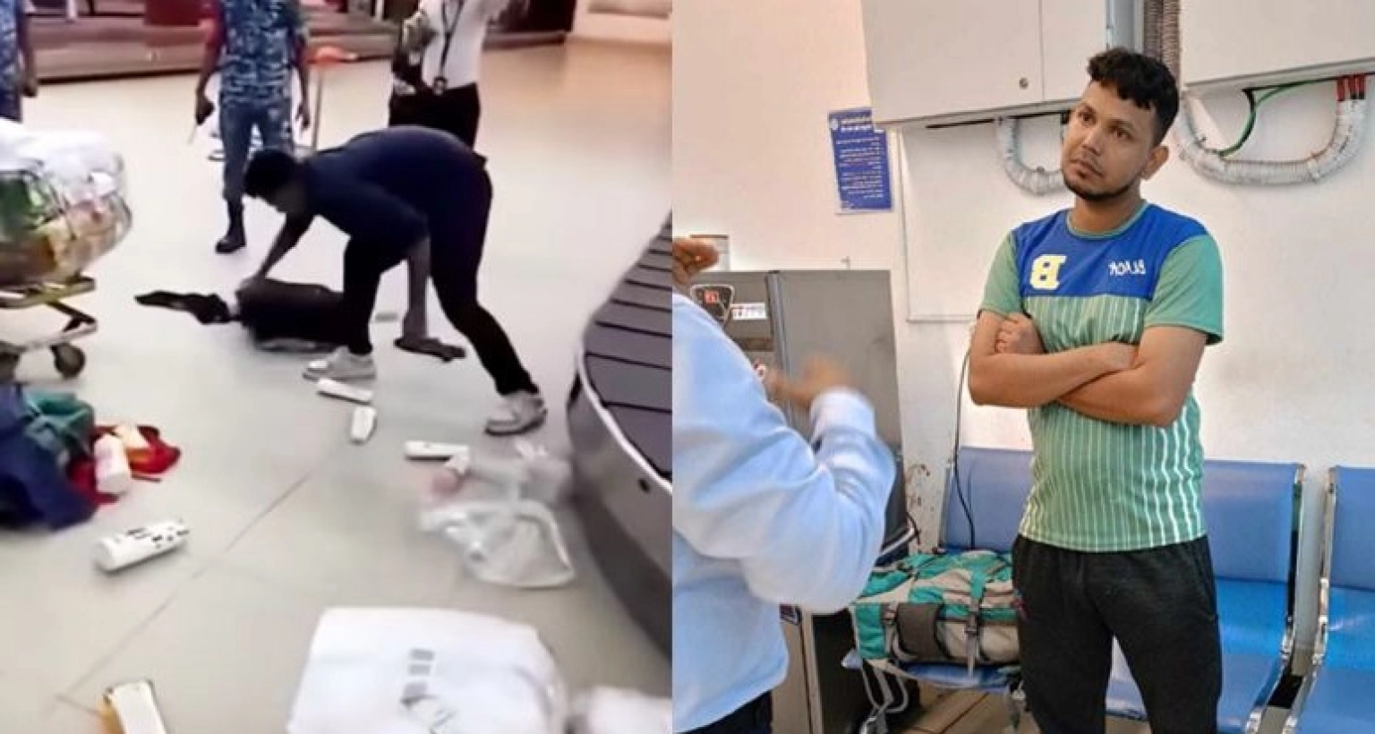 অবশেষে যা জানা গেল শাহজালালে লাগেজ ছুড়ে ফেলে ভাইরাল হওয়া সেই যুবক সম্পর্কে 