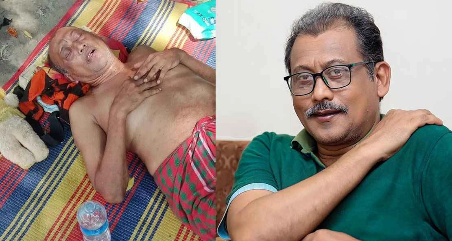রাস্তায়-শুয়ে-থাকা-অবস্থায়-অভিনেতা-সমু-চৌধুরীকে-উদ্ধার