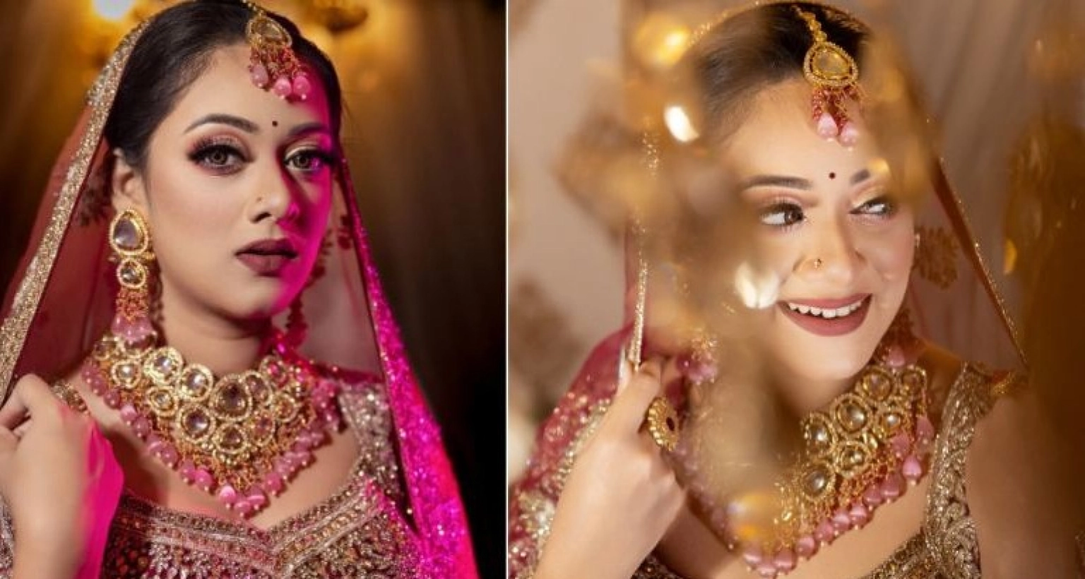 হঠাৎ করেই দীঘি ধরা দিলেন একদম কনে সেজে