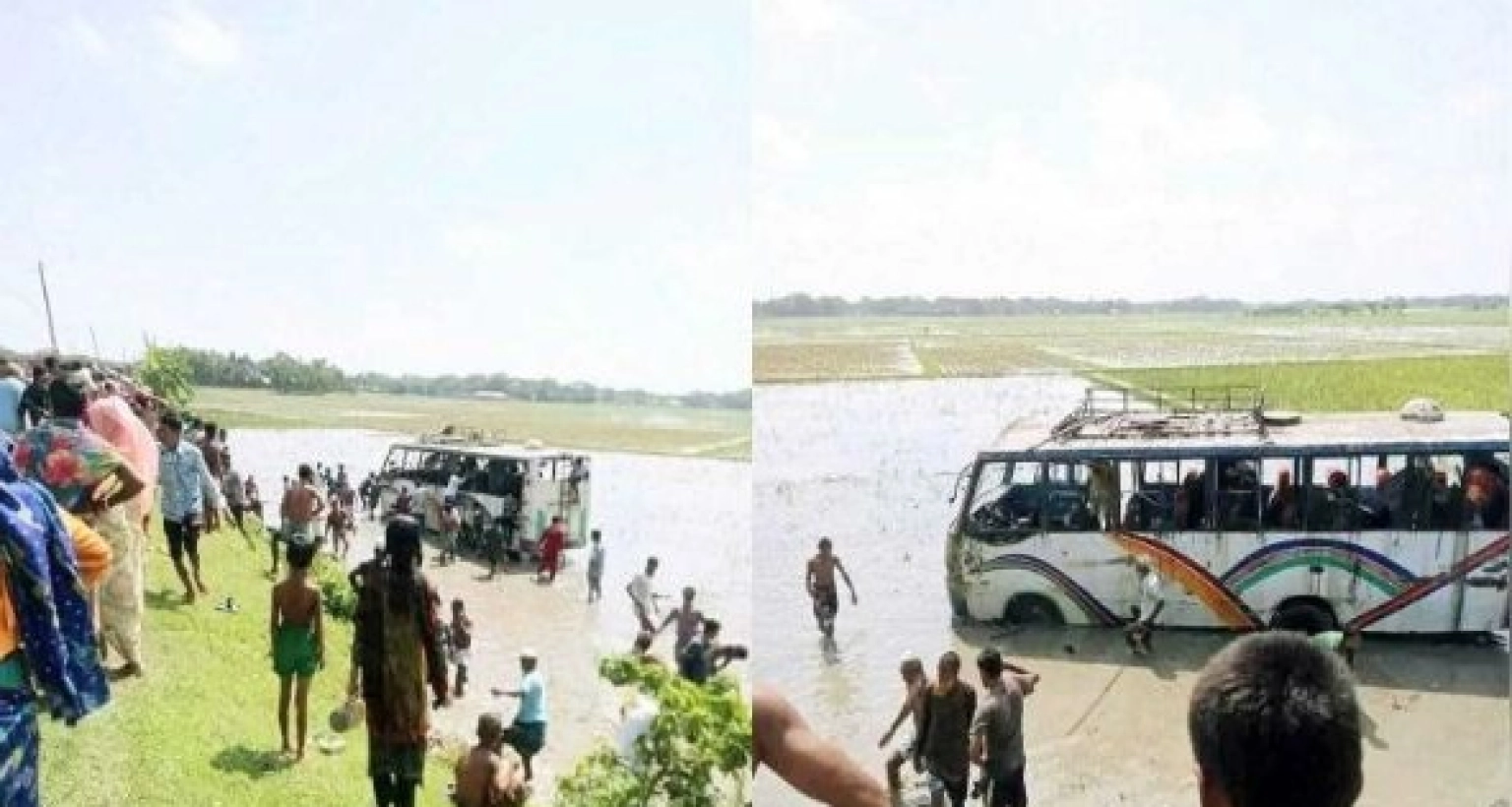 দুর্ঘটনায় বিয়ের বাস, ১ জনের মৃত্যু