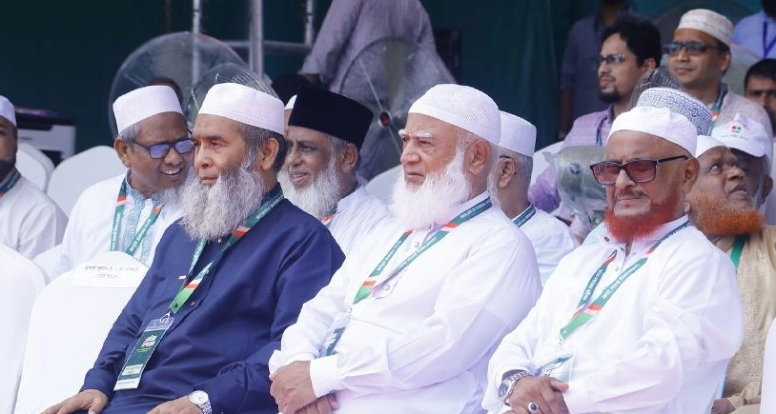 পবিত্র কোরআন তেলাওয়াতের মধ্য দিয়ে জামায়াতের সমাবেশের মূল পর্ব শুরু