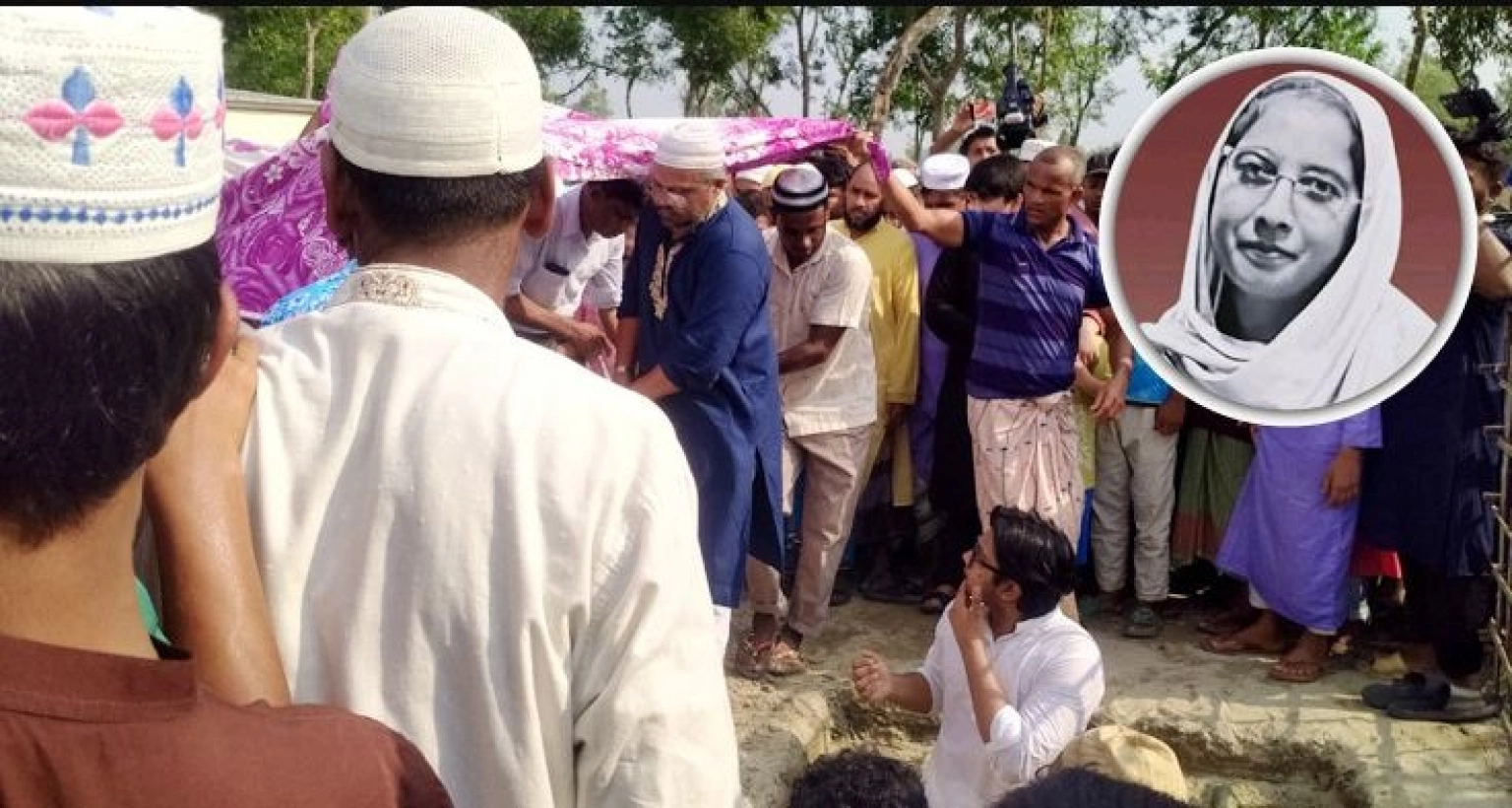 বাবা-মায়ের কবরের পাশে চিরনিদ্রায় ২০ শিক্ষার্থীকে উদ্ধার করা শিক্ষক মাহেরীন