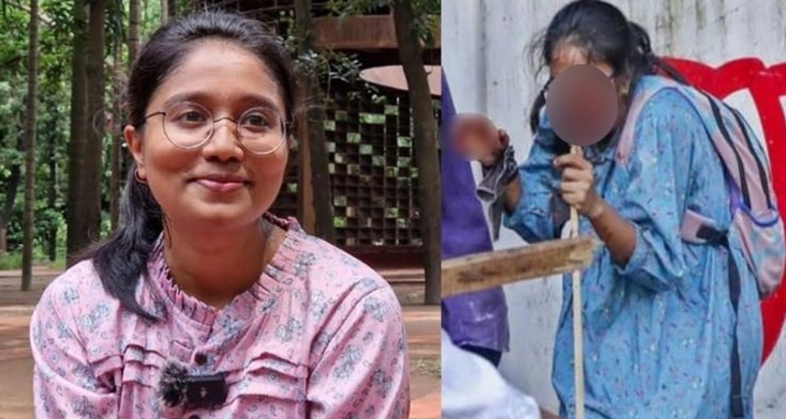 কে এই সানজিদা যার রক্তাক্ত ছবি হাতে নিয়ে অনেকে আন্দোলনে নামেন
