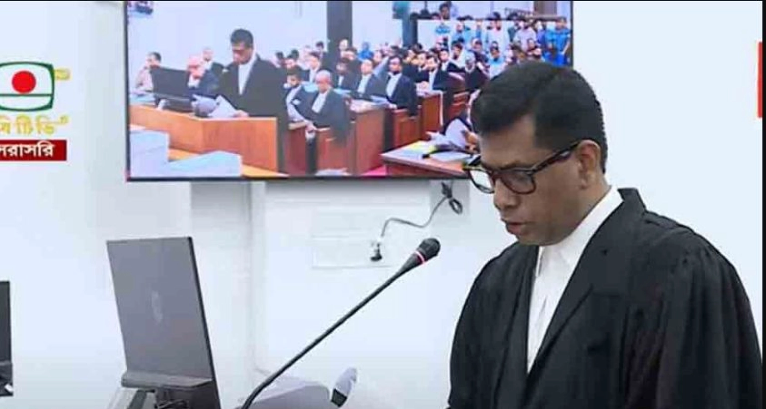 ট্রাইব্যুনালে শেখ হাসিনার বিরুদ্ধে সূচনা বক্তব্য শুরু, বিচারকাজ সরাসরি সম্প্রচার