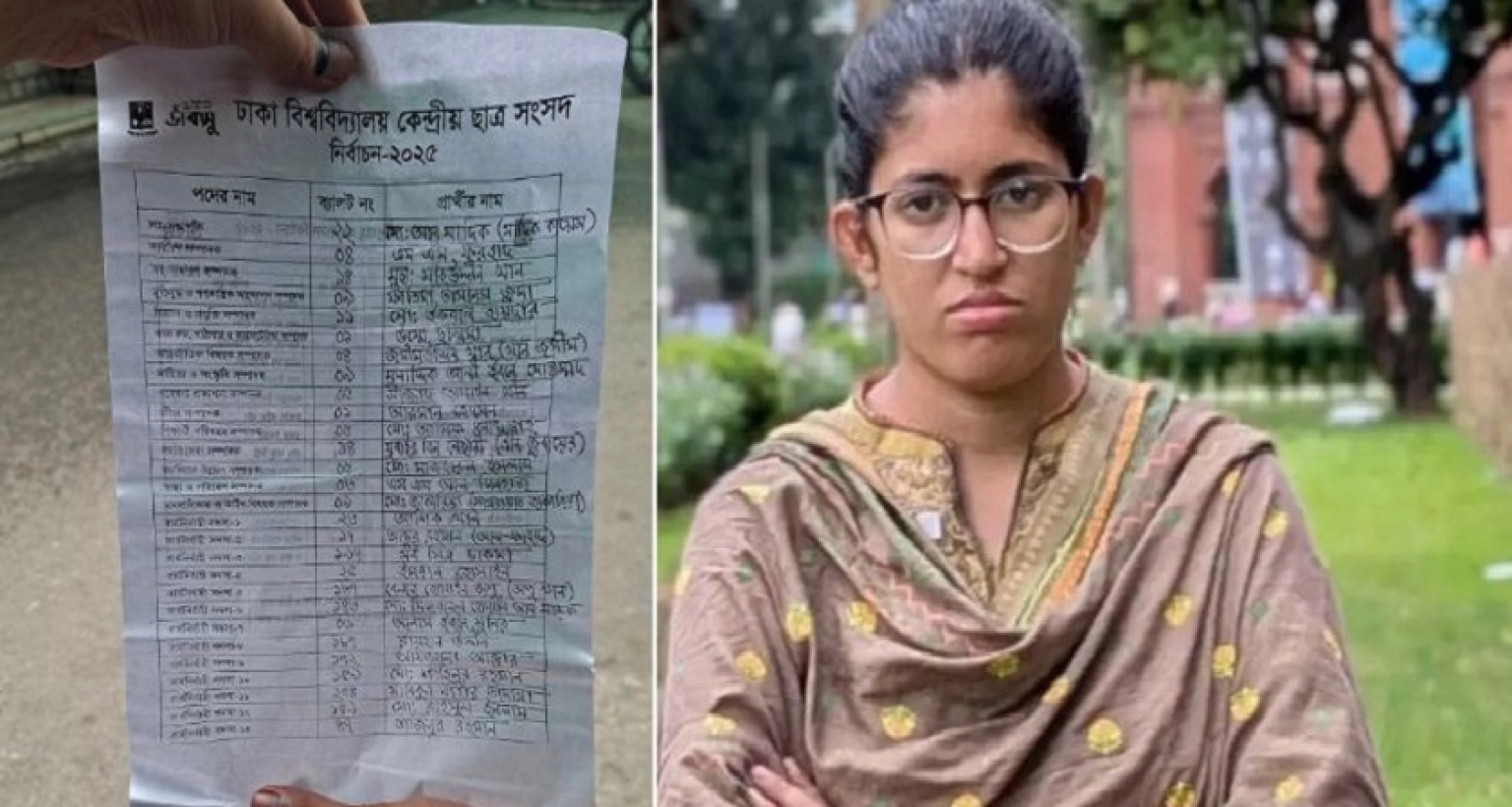 শিবিরের বিরুদ্ধে যে গুরুতর অভিযোগ আনলেন উমামা ফাতেমা