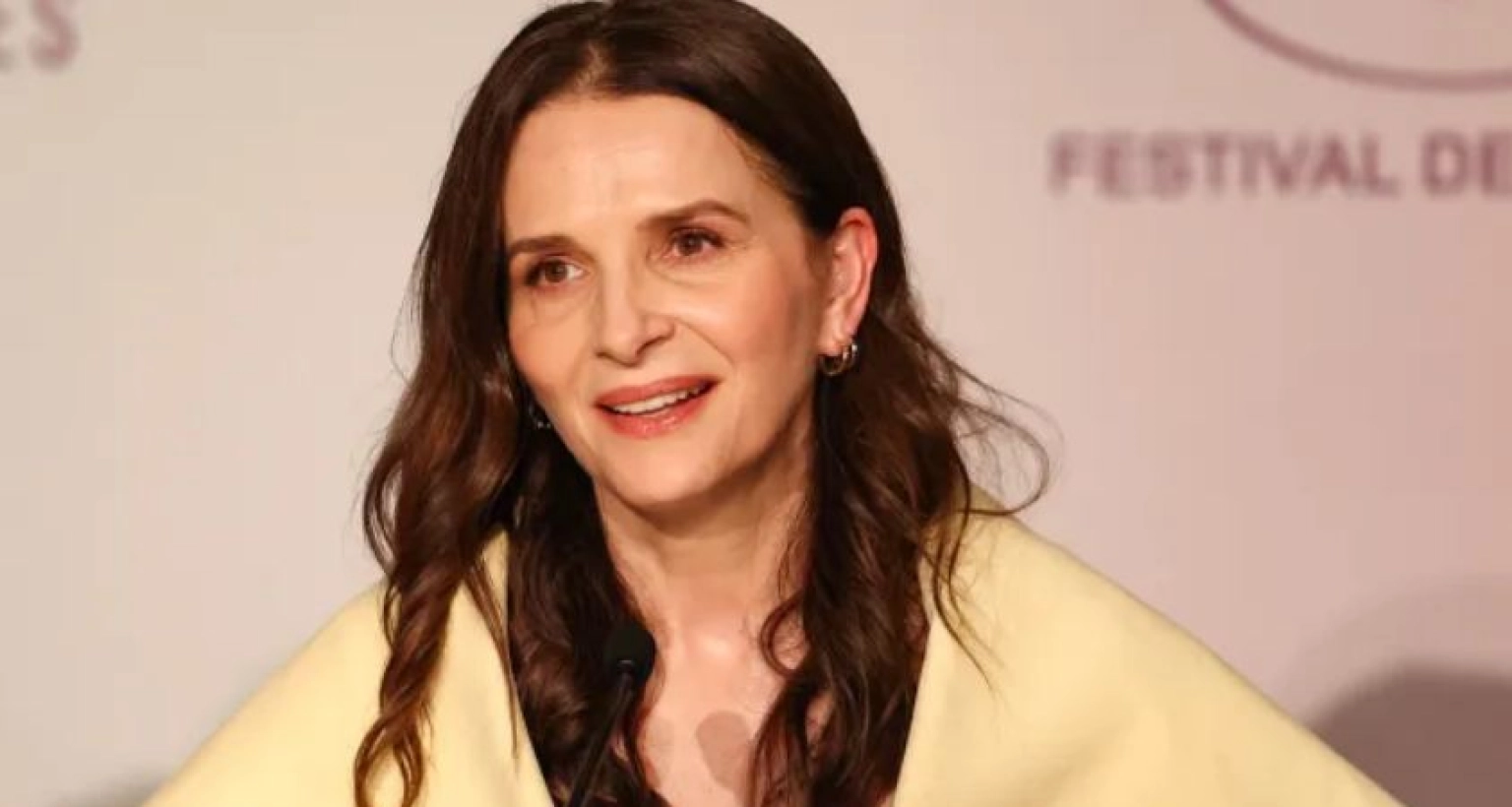 Juliette Binoche shared a poignant story