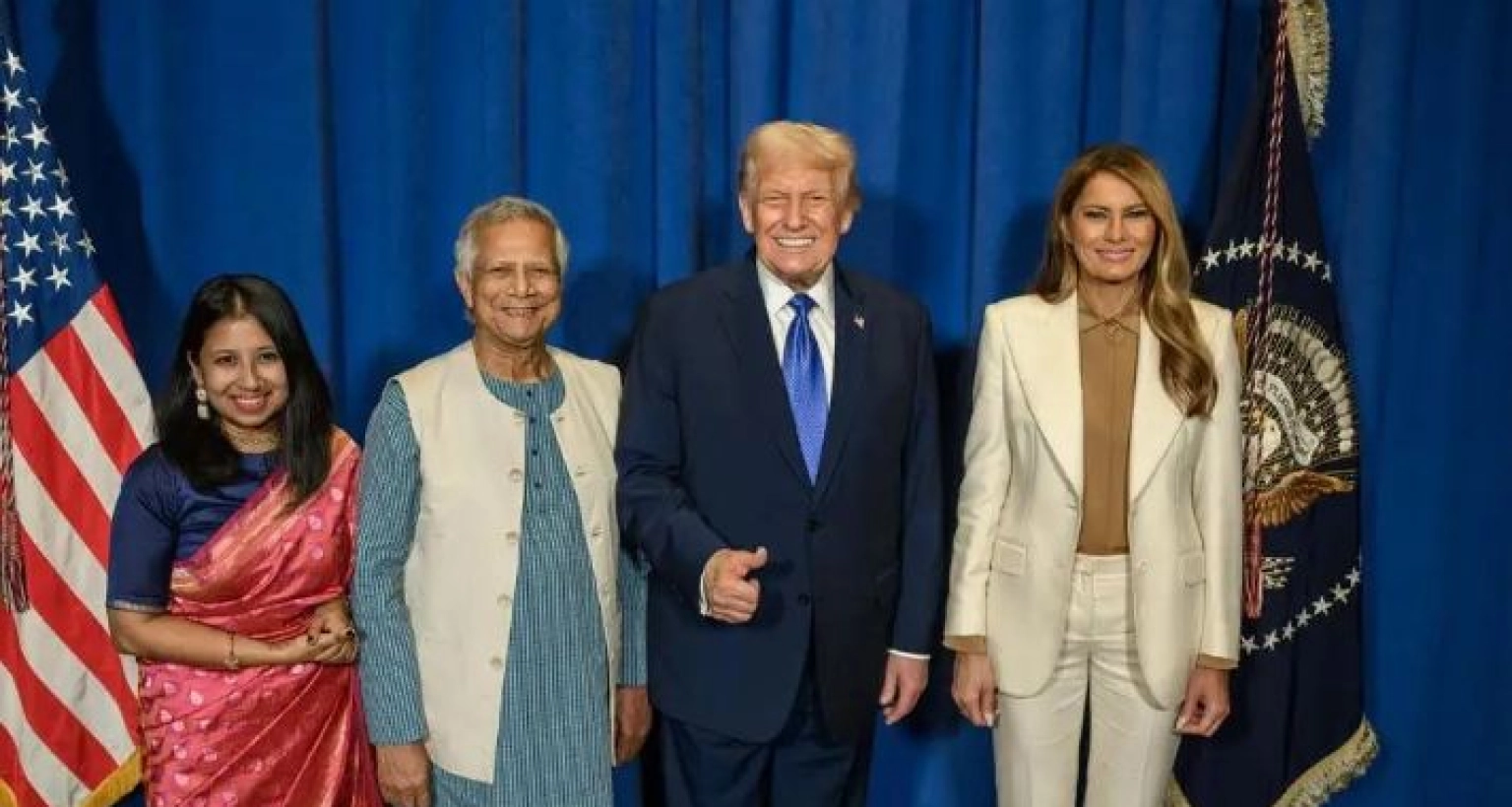 ডোনাল্ড ট্রাম্পের সঙ্গে প্রধান উপদেষ্টা ড. ইউনূসের সাক্ষাৎ