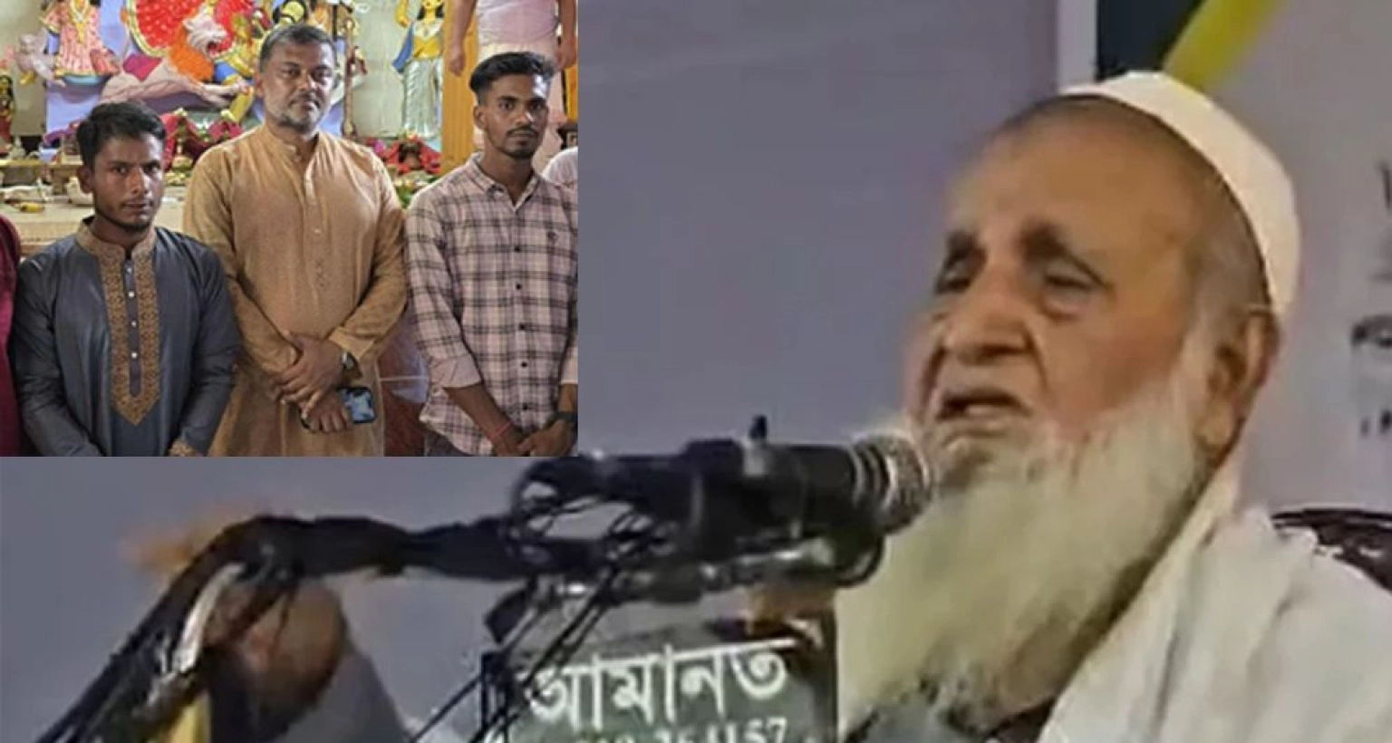 শিশির মনির পূজা ও রোজাকে এক করে ইমানহারা হয়েছেন: হেফাজত আমির