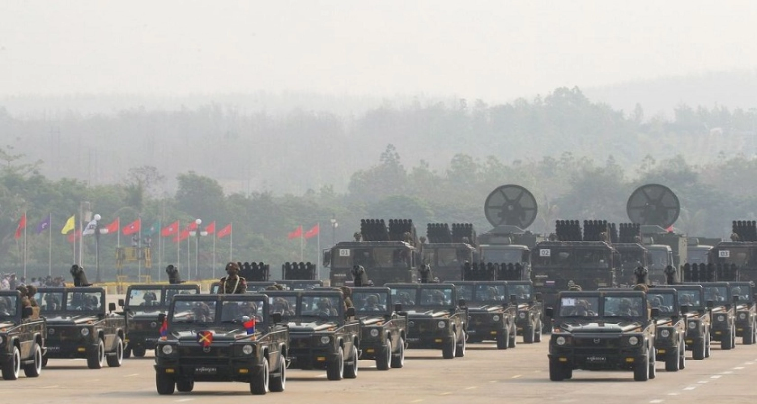 Myanmar military strike on a festival event and protest killed 40 people  