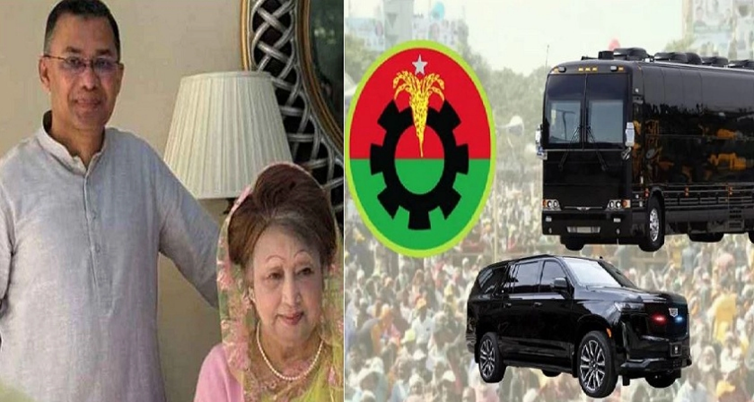  খালেদা জিয়া ও তারেক রহমানের নিরাপত্তায় ২টি বুলেটপ্রুফ গাড়ি কেনার অনুমতি স্বরাষ্ট্র মন্ত্রণালয়ের