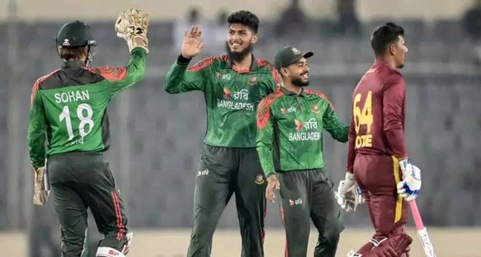 ওয়ানডে ইতিহাসের দ্বিতীয় বড় জয় তুলে নিলো বাংলাদেশ