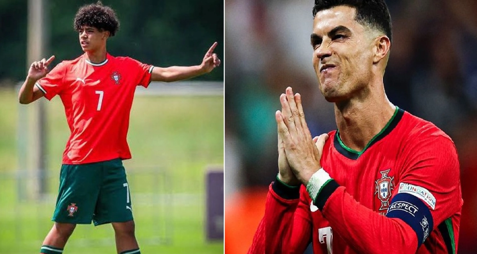 ছেলেকে নিয়ে রোনালদোর স্বপ্ন পূরণের পথে  ছেলেকে নিয়ে রোনালদোর স্বপ্ন পূরণের পথে