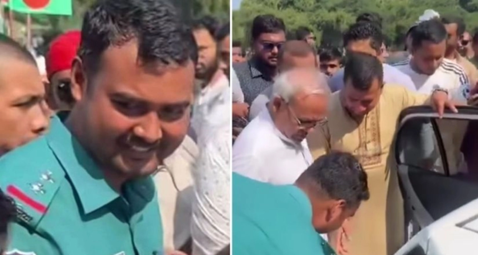 রিজভীর পা ধরে সালাম করা সেই পুলিশ ক্লোজড