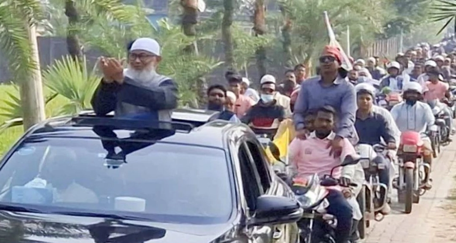 জামায়াত নেতার শোডাউনে মোটরসাইকেলের ধাক্কায় ৭৩ বছরের বৃদ্ধের মৃত্যু