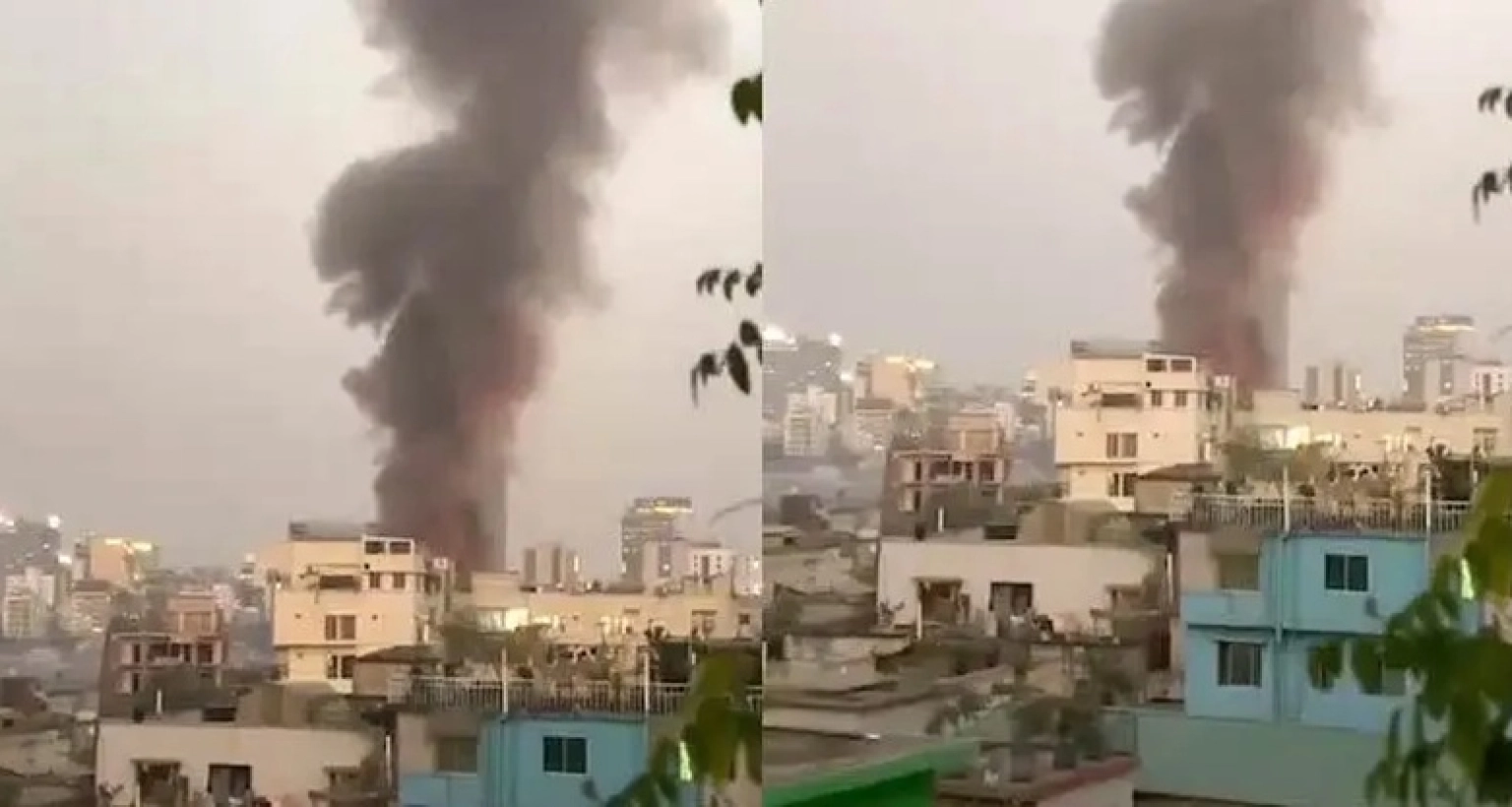 রাজধানীর কড়াইল বস্তিতে ভয়াবহ আগুন