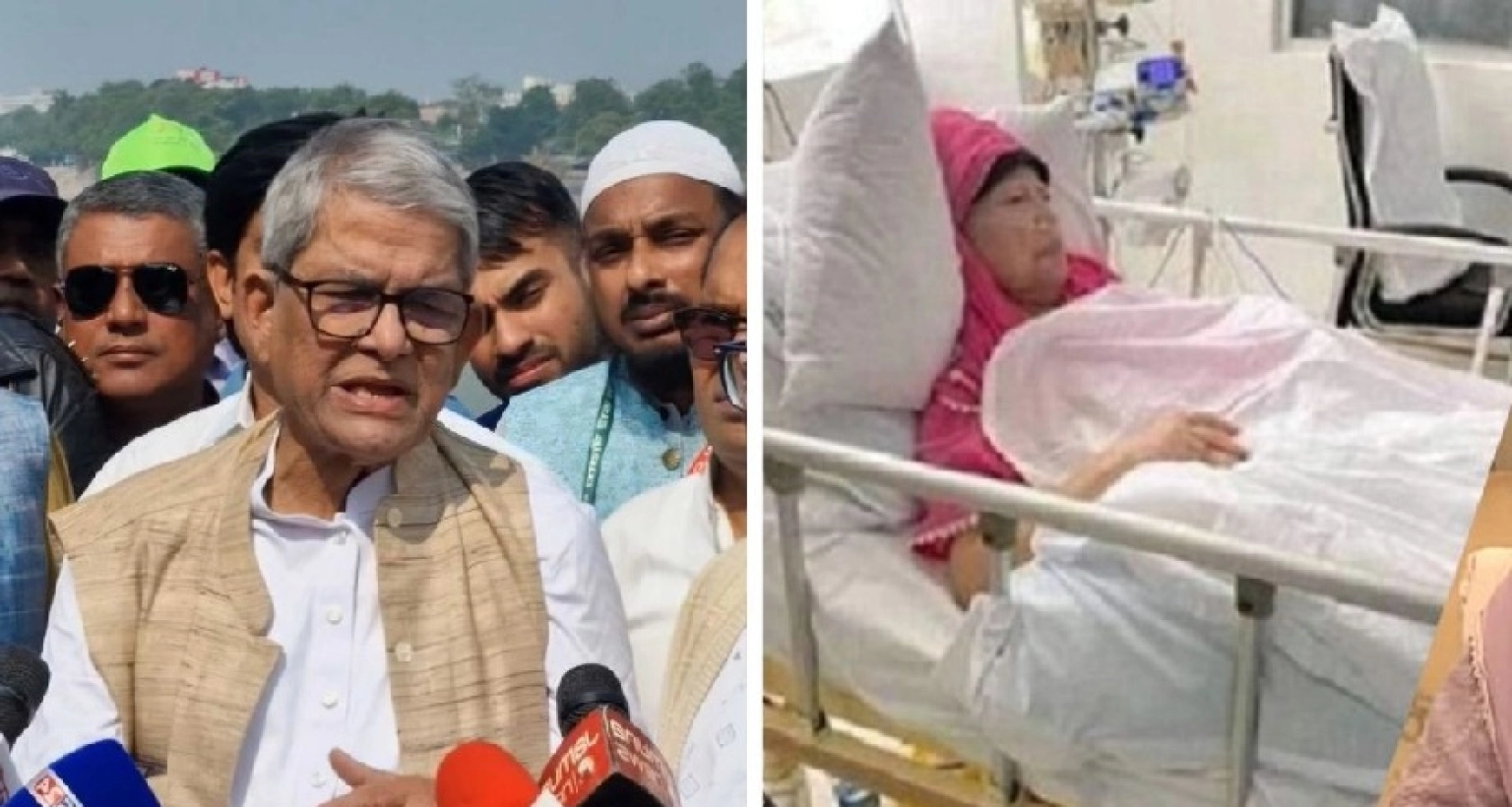 হাসপাতালে ছুটে গেলেন মির্জা ফখরুল, যা জানা গেল