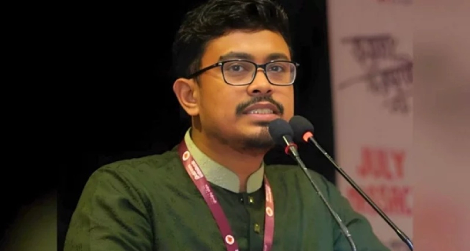 লন্ডনে, দিল্লিতে বা পিন্ডিতে বসে আর কোনো রাজনীতি চলবে না: ডাকসু ভিপি