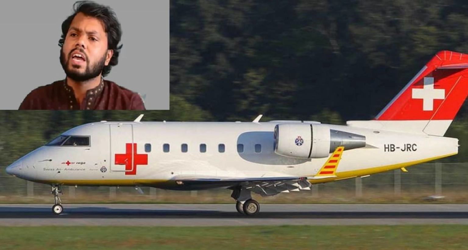 হাদিকে নিতে একটু পরেই আসছে এয়ার অ্যাম্বুলেন্স