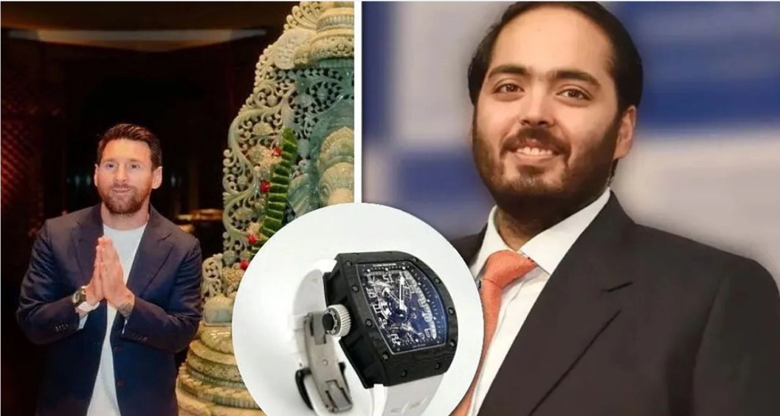মেসিকে একটি ঘড়ি উপহার দেন অনন্ত, যার দাম শুনলে মাথা ঘুরবে!