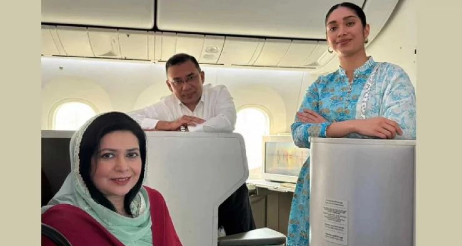 তারেক রহমান ও তার পরিবারের ব্যবহারে বিমোহিত পাইলট ও কেবিন ক্রুরা