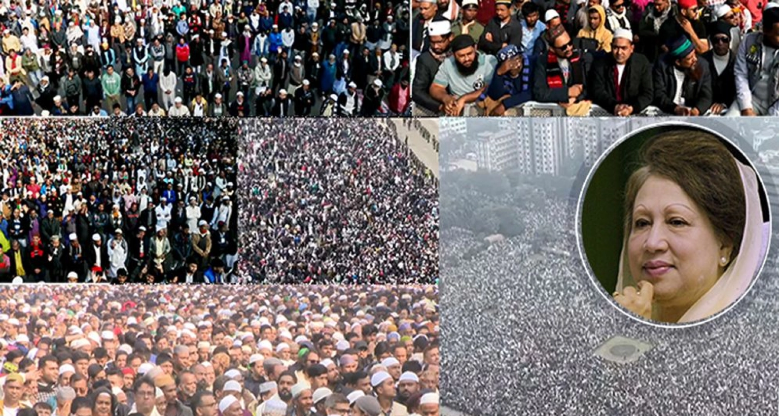 শুধু বাংলাদেশ নয়, মুসলিম বিশ্বের স্মরণকালের বৃহৎ জানাজা