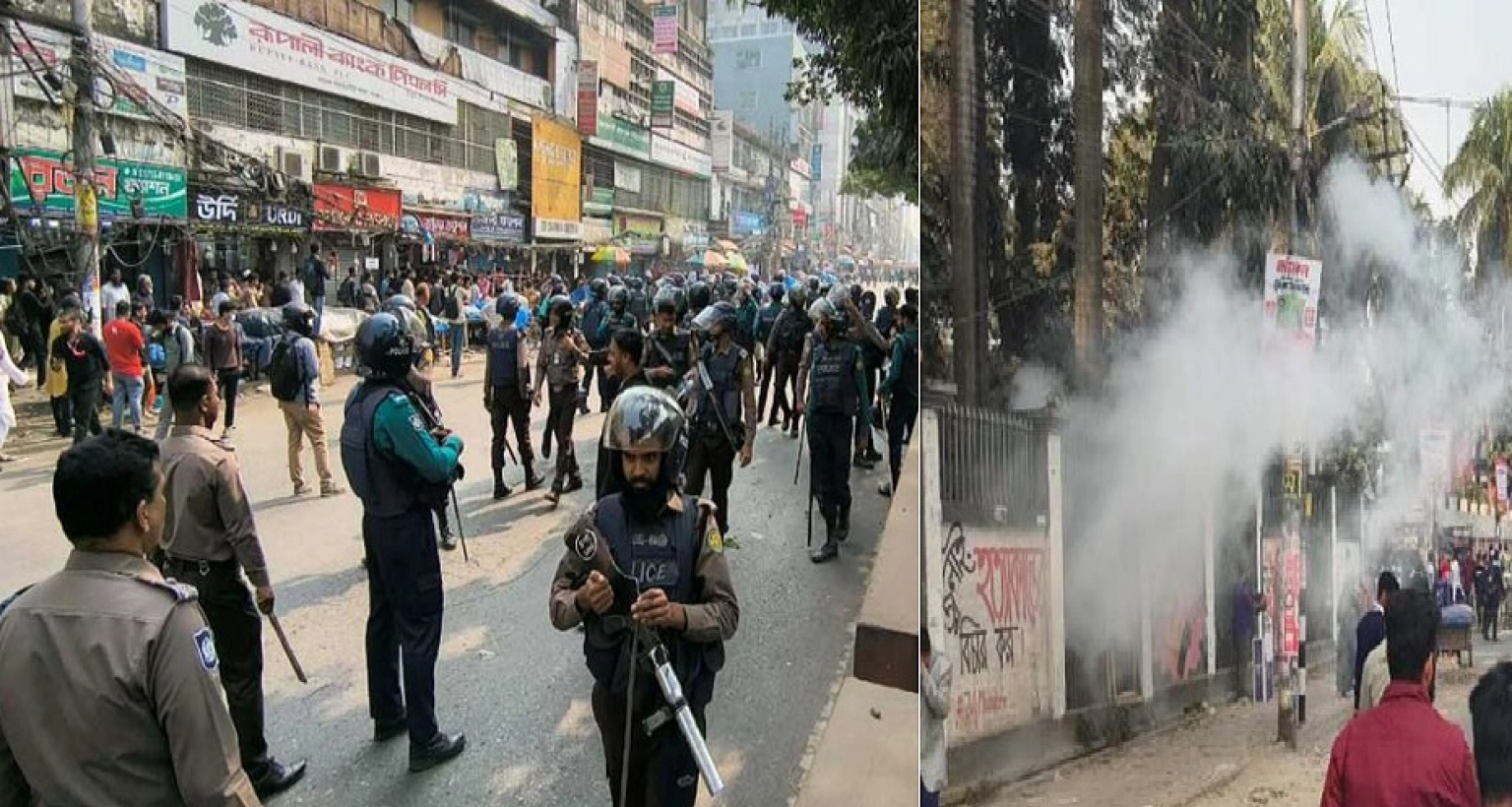 রাজধানীতে দুই কলেজের শিক্ষার্থীদের মধ্যে সংঘর্ষ