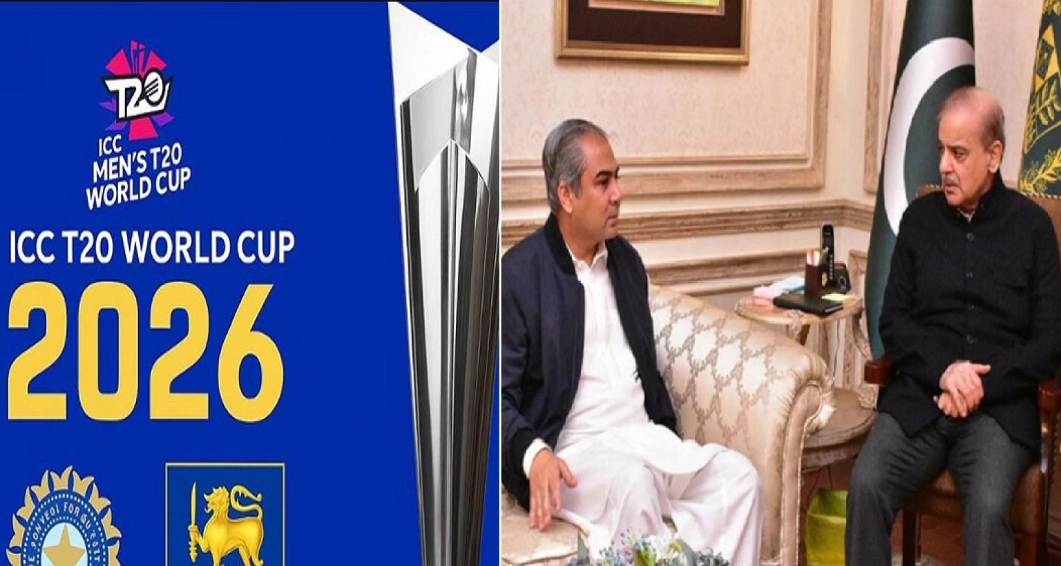 বিশ্বকাপ বয়কট নিয়ে পাক প্রধানমন্ত্রীর সঙ্গে বৈঠকে পিসিবি চেয়ারম্যান