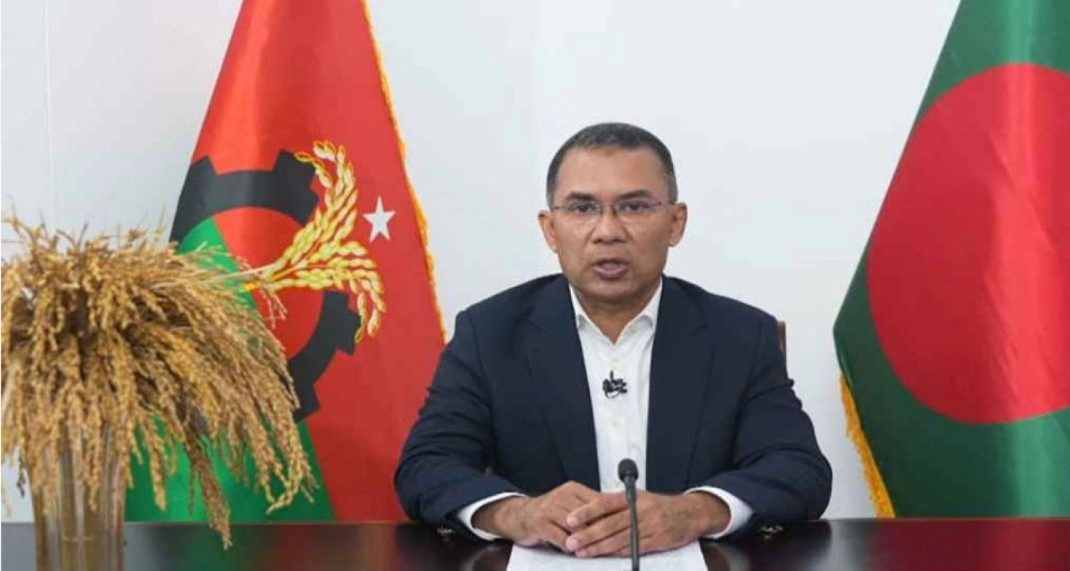 জাতির উদ্দেশ্যে দেওয়া ভাষণে যে বার্তা তারেক রহমানের