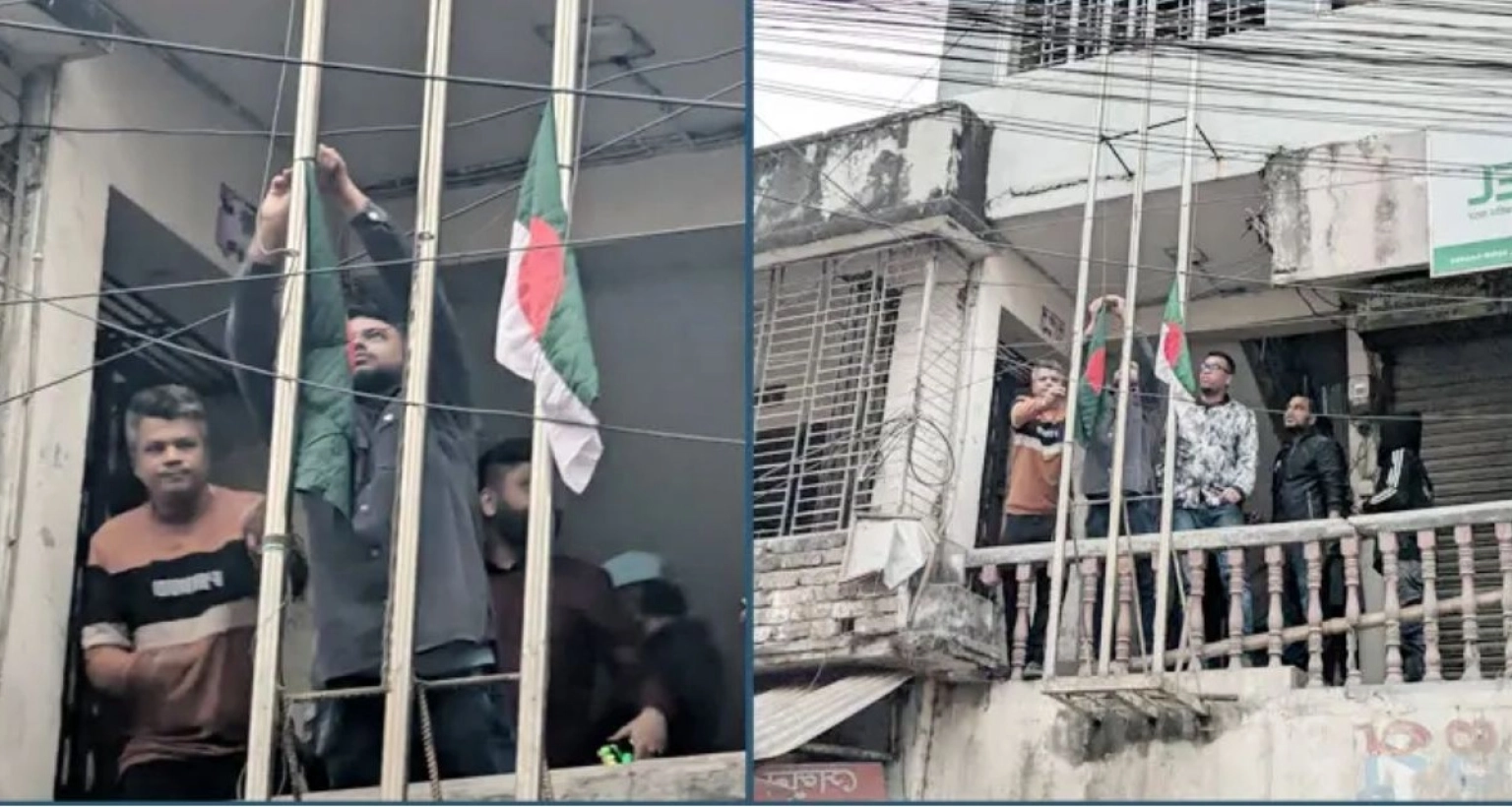  ফরিদপুরে আওয়ামী লীগ কার্যালয়ে জাতীয় ও দলীয় পতাকা উড়ালেন নেতাকর্মীরা