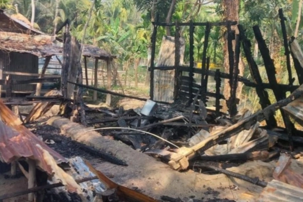 বিএনপি অফিসে আগুন, সম্পূর্ণ পুড়ে ছাই