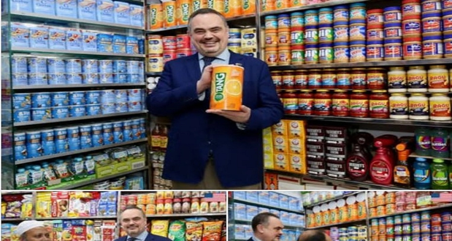 রাজধানীর বাজারে যা দেখে দারুণ খুশি মার্কিন রাষ্ট্রদূত 