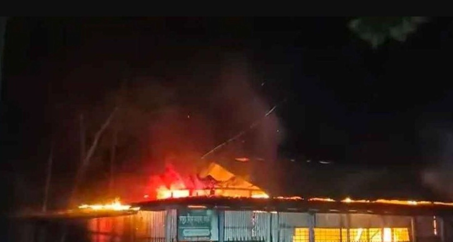 ময়মনসিংহে একটি মসজিদে ভয়াবহ অগ্নিকাণ্ড