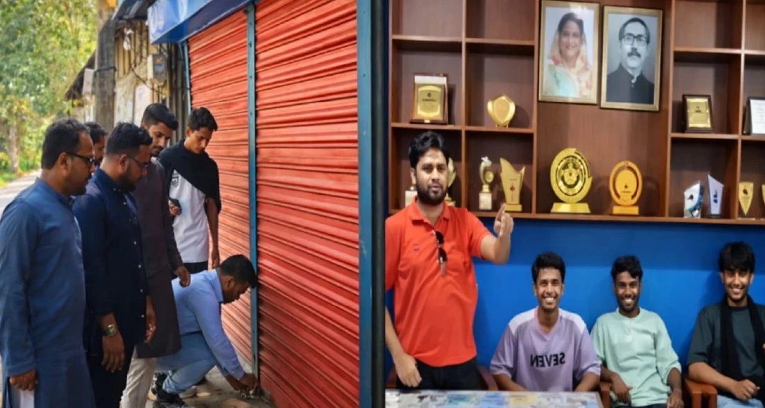 মুন্সিগঞ্জে আওয়ামী লীগের কার্যালয়ে তালা দিল এনসিপি নেতাকর্মীরা