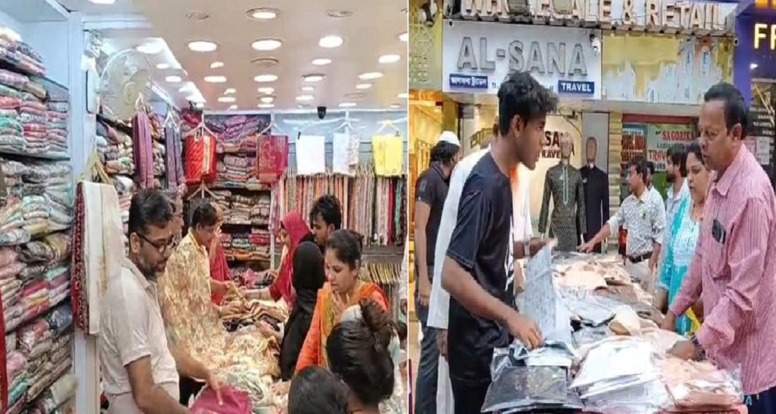 এবারের ঈদে নিউ মার্কেটে উল্টো চিত্র