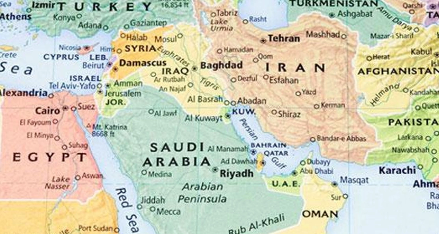 এবার এক নতুন বিপদ ধেয়ে মধ্যপ্রাচ্যের দিকে