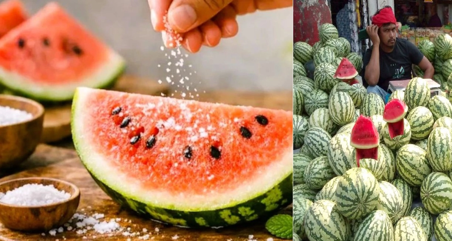 তরমুজের উপর লবণ ছড়িয়ে খেলে কী হয়, জানলে অবাক হবেন