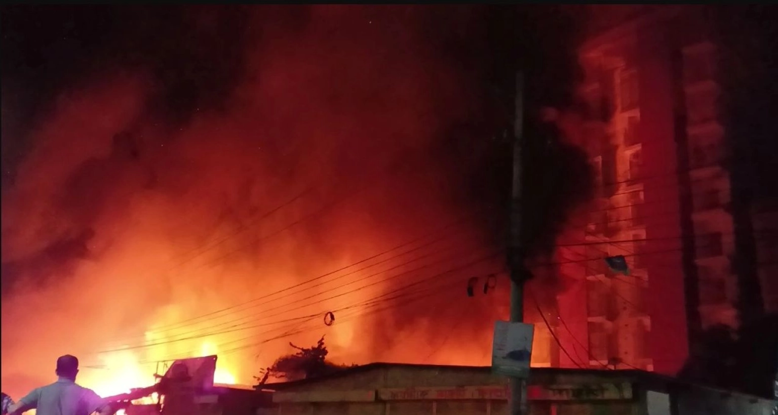 ভয়াবহ আগুন, পুড়ে ছাই আশপাশের কয়েকটি গোডাউন