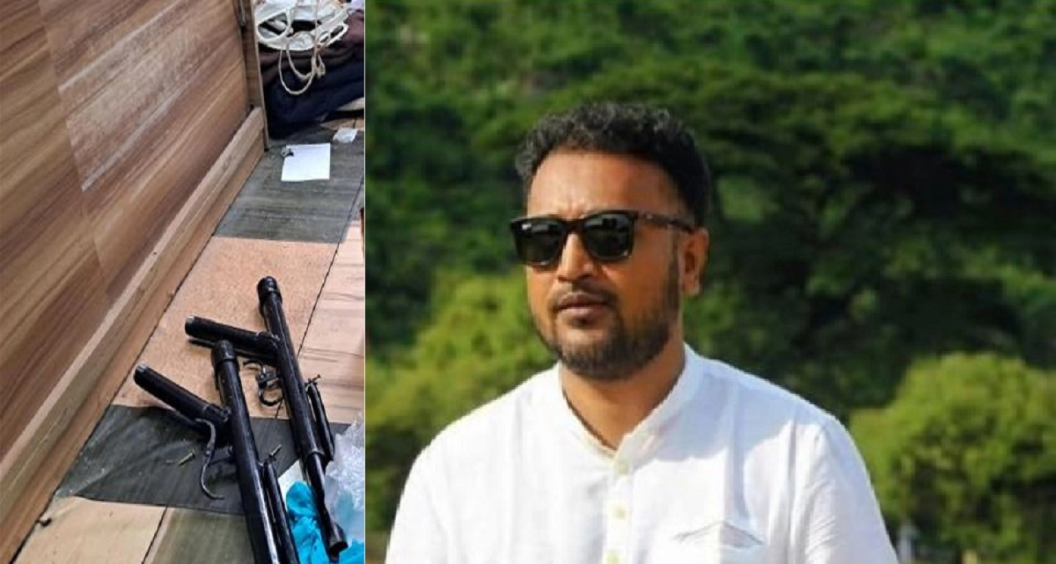 আ. লীগ নেতার ব্যক্তিগত কার্যালয়ে অভিযান, উদ্ধার হলো বন্দুক, বোমা সহ যা যা