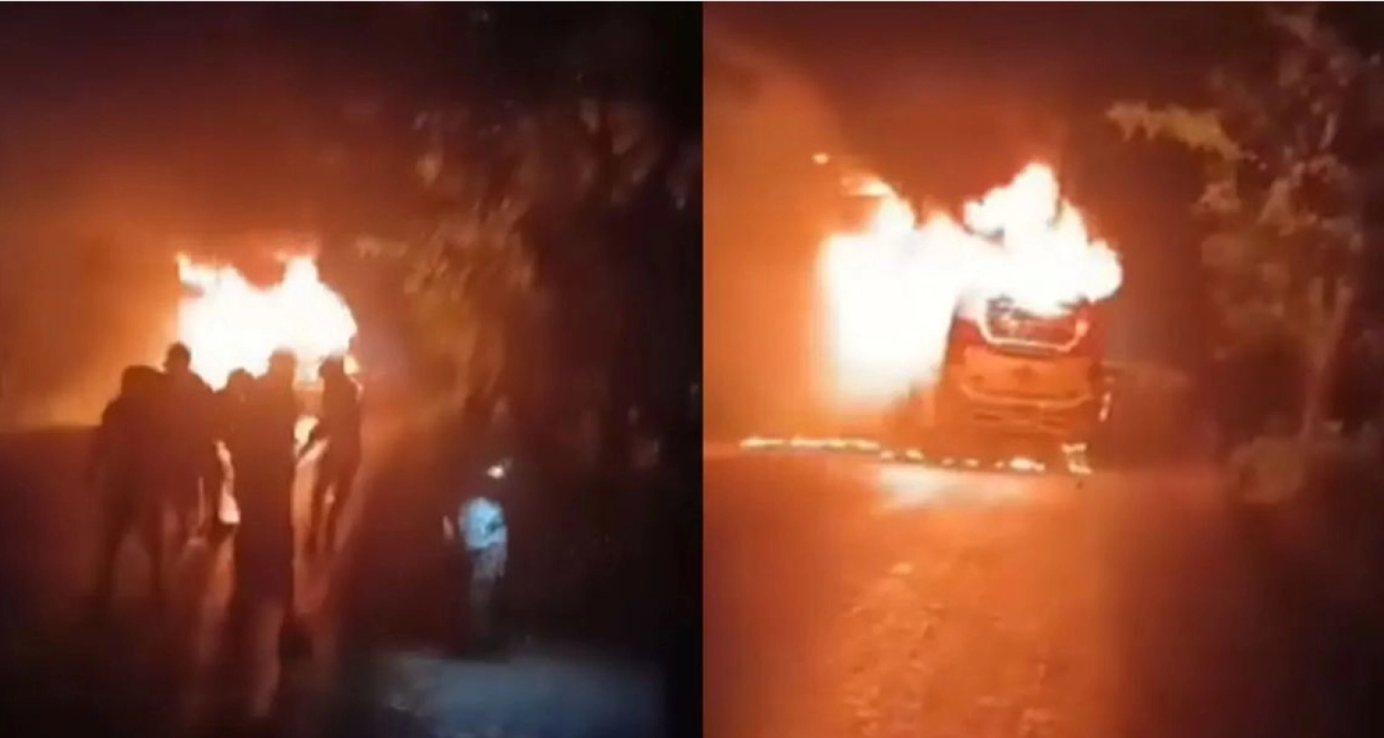 বাসচাপায়-৫-জনের-মৃত্যুতে-৬-গাড়িতে-আগুন-দিল-উত্তেজিত-এলাকাবাসী