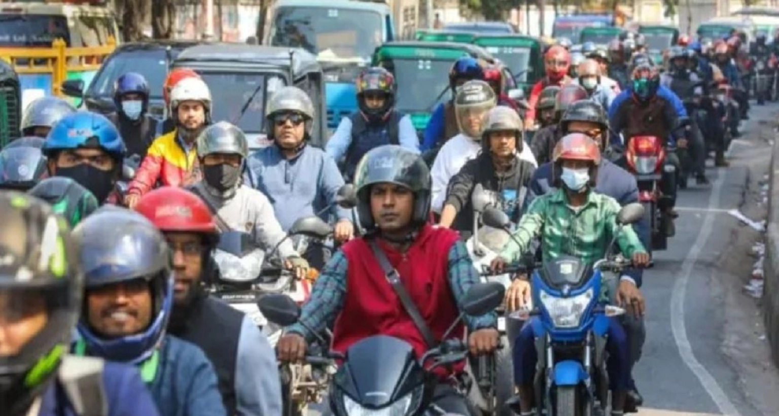 মোটরসাইকেলের-সামনেও-নম্বর-প্লেট-লাগানোর-উদ্যোগ