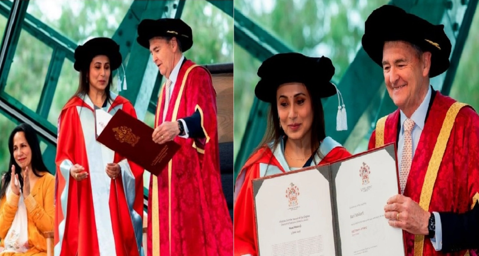 অস্ট্রেলিয়ার-লা-ট্রোব-বিশ্ববিদ্যালয়-থেকে-রানি-মুখার্জির-ডক্টরেট-ডিগ্রি-লাভ